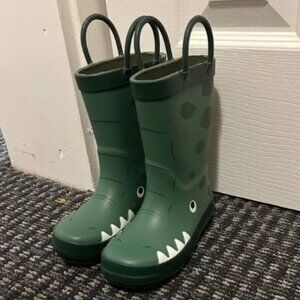 Size 8 Toddler Cat & Jack Alligator Rain Boots